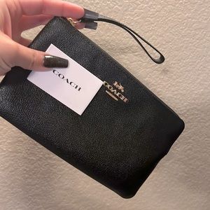 Coach large wristlet